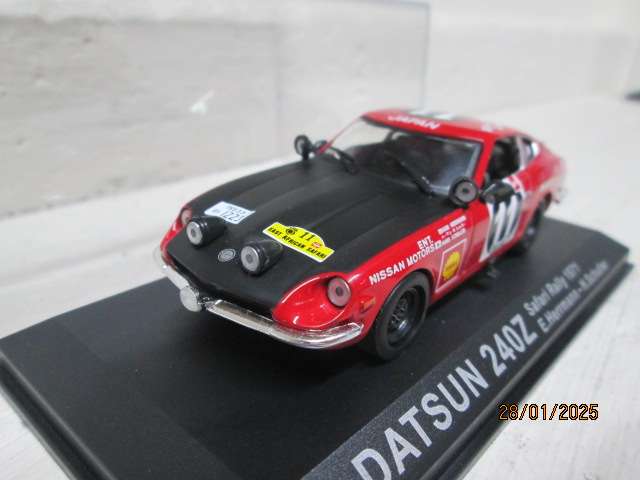 DIE CAST 1:43 SCALE - RALLY CAR -  DATSUN 240Z