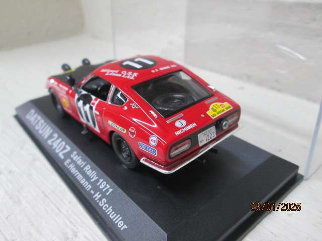 DIE CAST 1:43 SCALE - RALLY CAR -  DATSUN 240Z