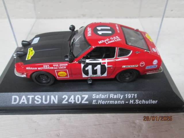 DIE CAST 1:43 SCALE - RALLY CAR -  DATSUN 240Z