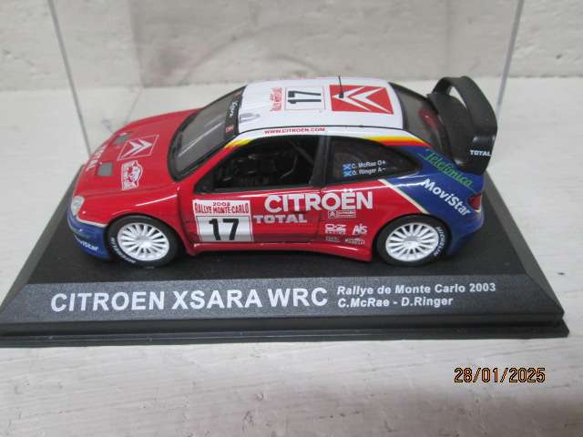 DIE CAST 1:43 SCALE - RALLY CAR -  CITROEN XSARA WRC