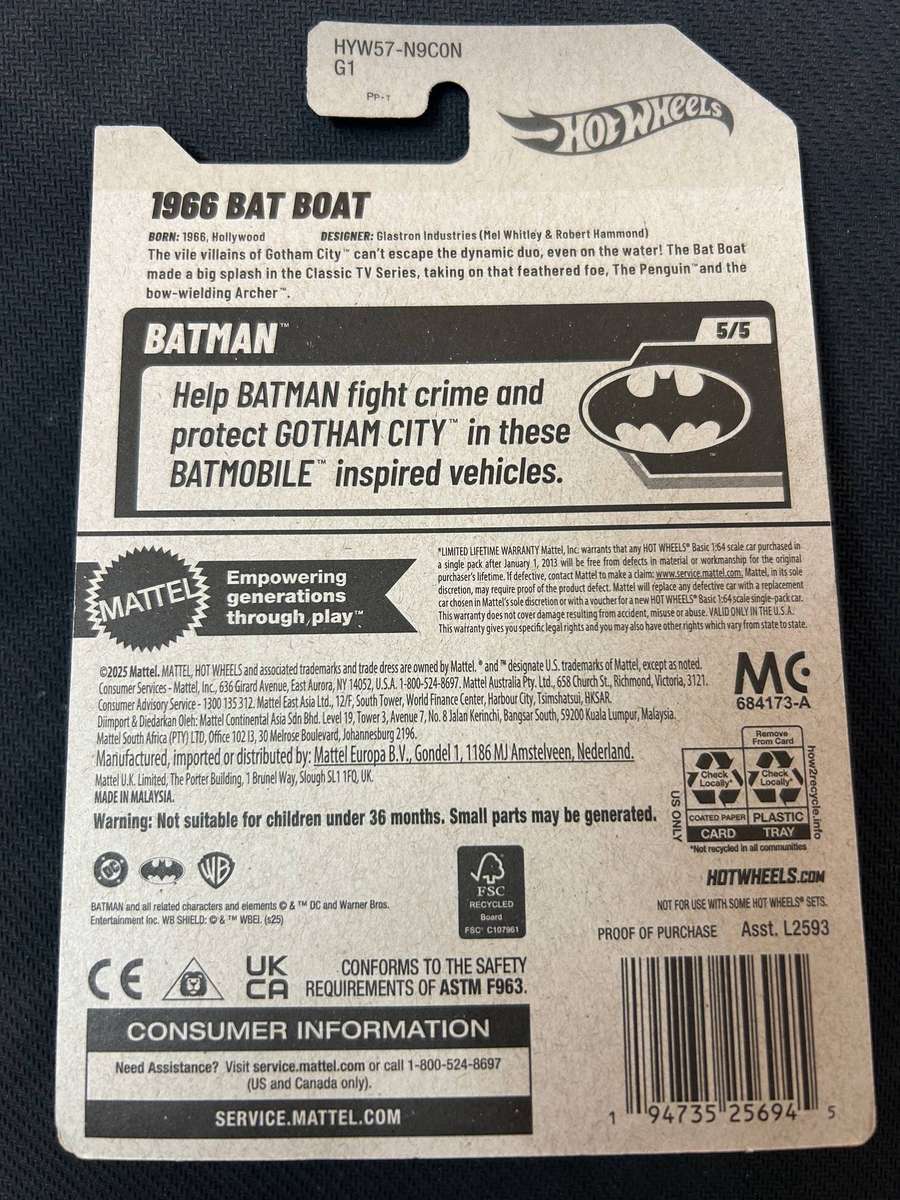 Hotwheels Batboat