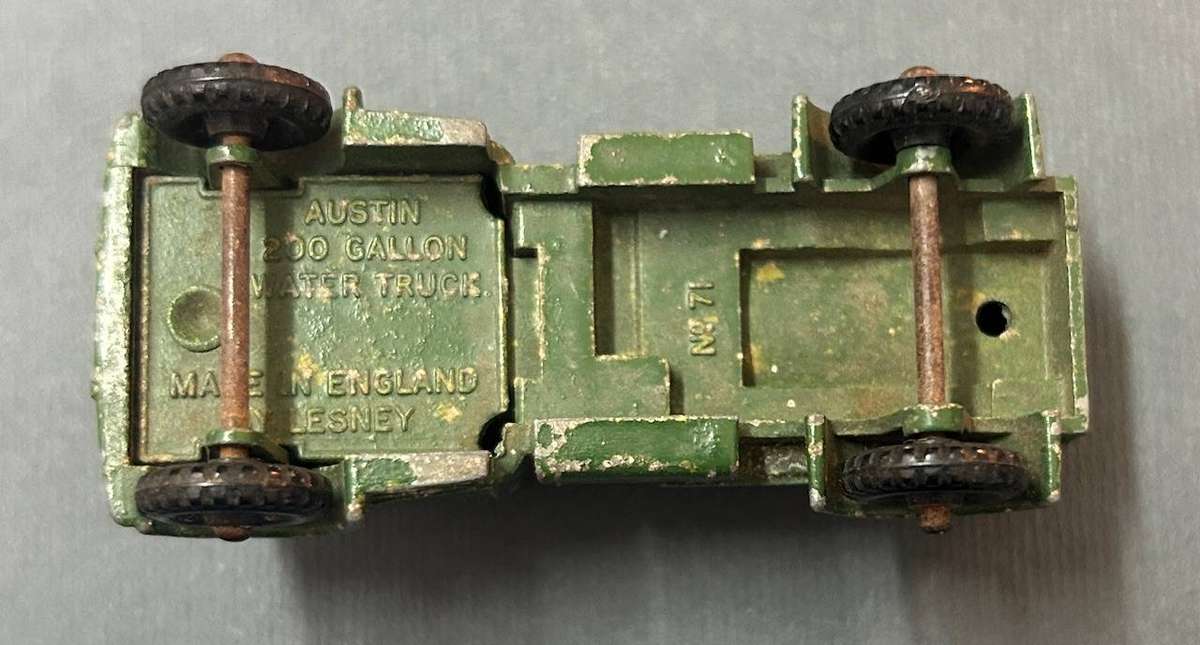 Lesney matchbox water tanker