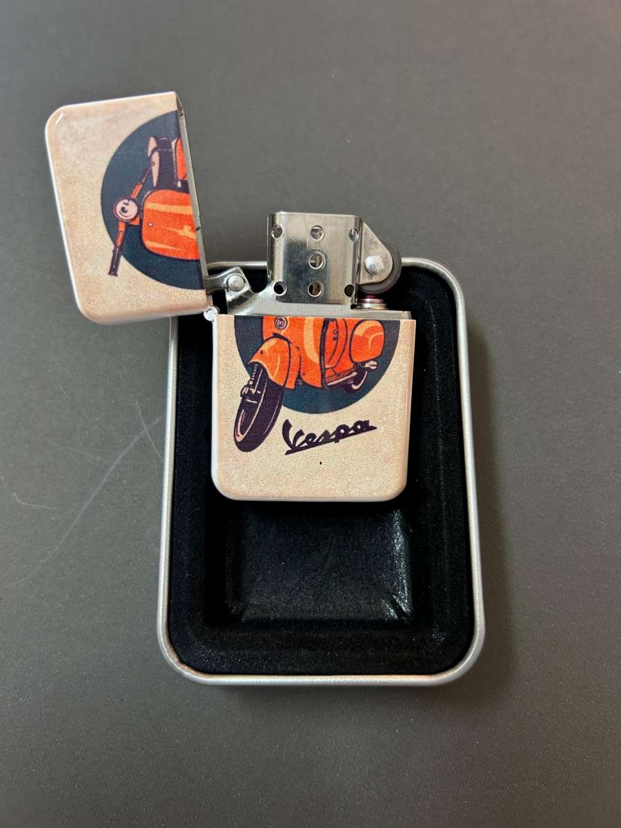 Zippo style Vespa lighter