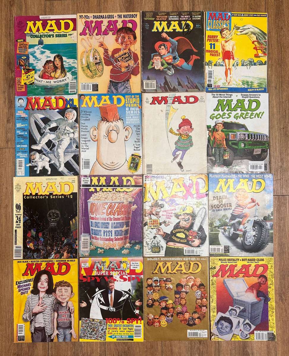 Mad magazines lot of 16