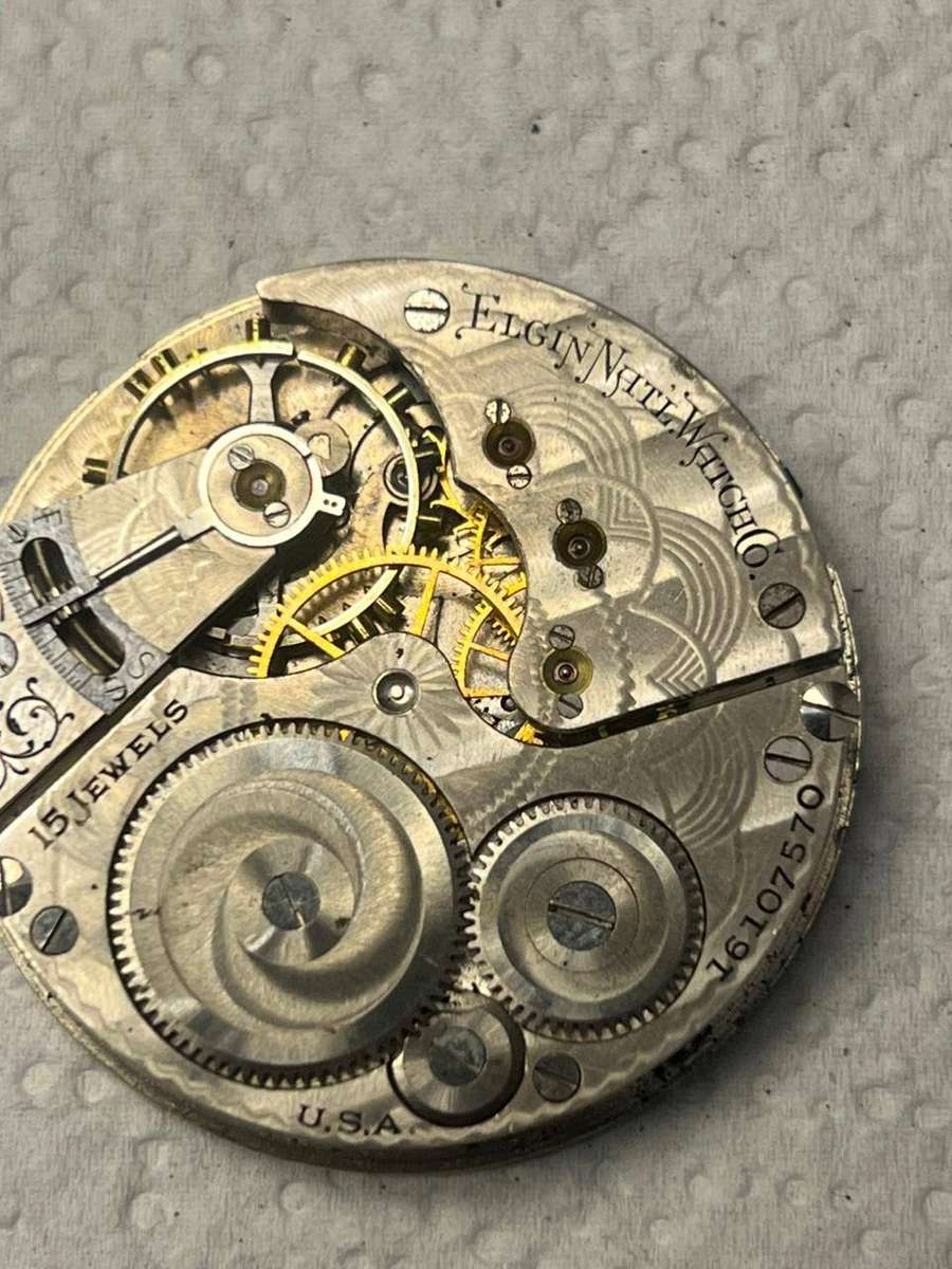 Elgin mechanism ex pocket watch