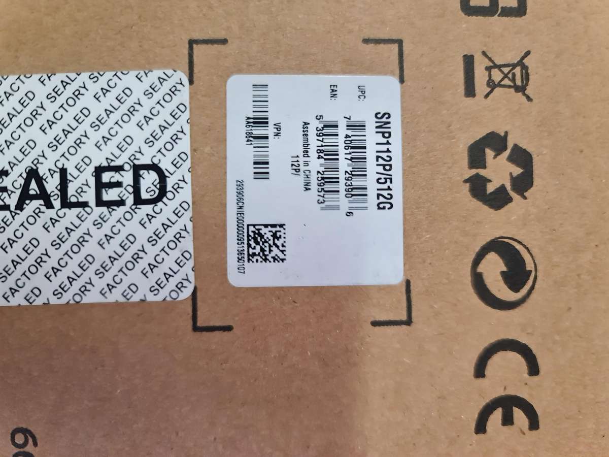 BRAND NEW SEALED - Dell M.2 PCIe NVME Gen 3x4 Class 40 2280 Solid State Drive - 512GB