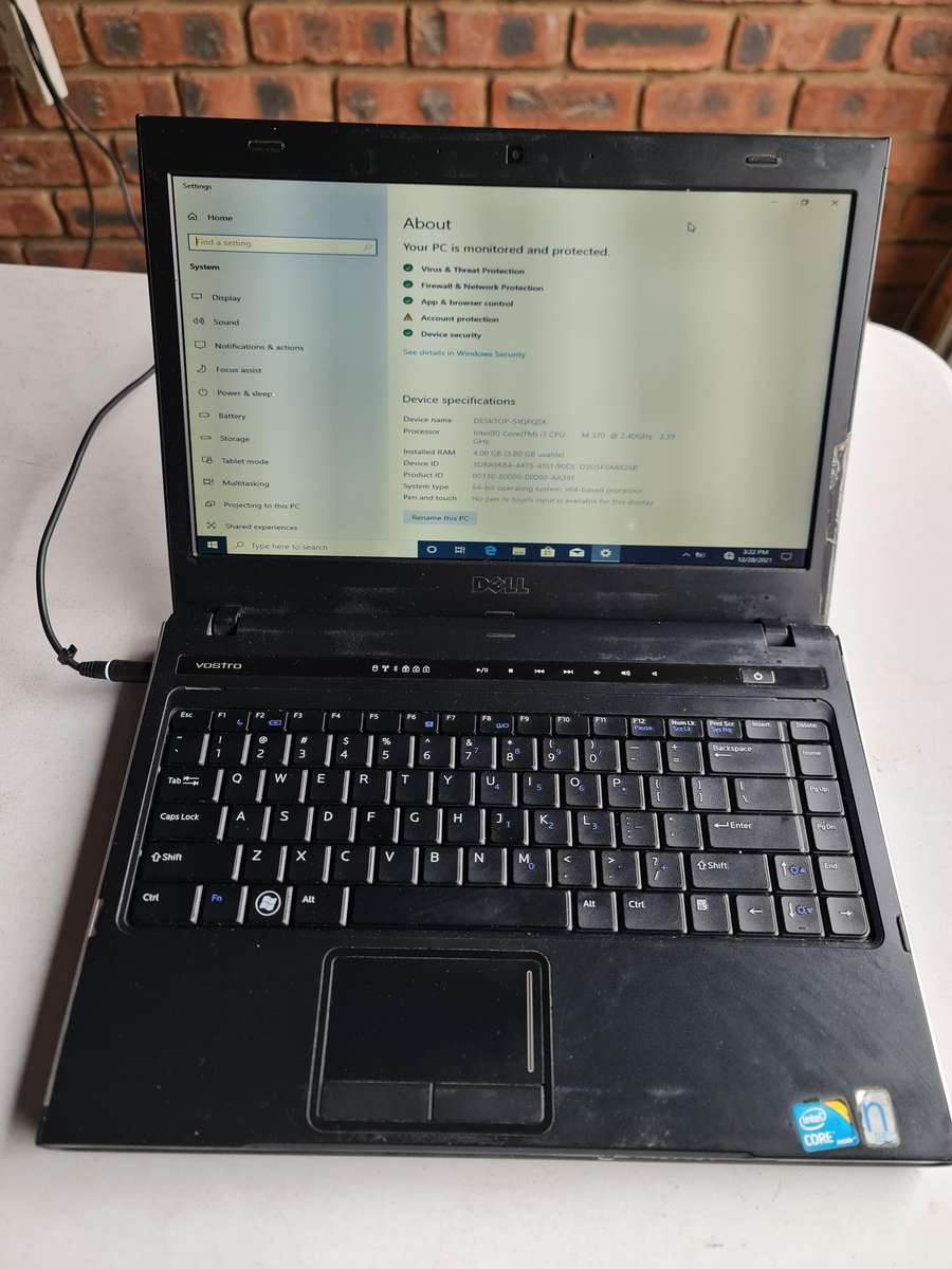 DELL VOSTRO - CORE i3 - 370 (1st Gen) - 4GB - 500GB - 14 INCH SCREEN