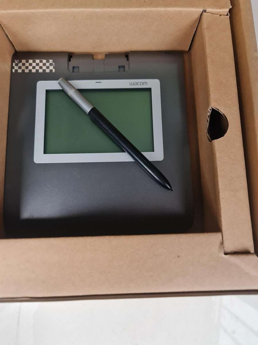 WITH BOX WACOM STU-430 SIGNATURE PADS, 4.5 INCH MONOCHROME REFLECTIVE LCD, BATTERY-FREE PEN INCLUDED