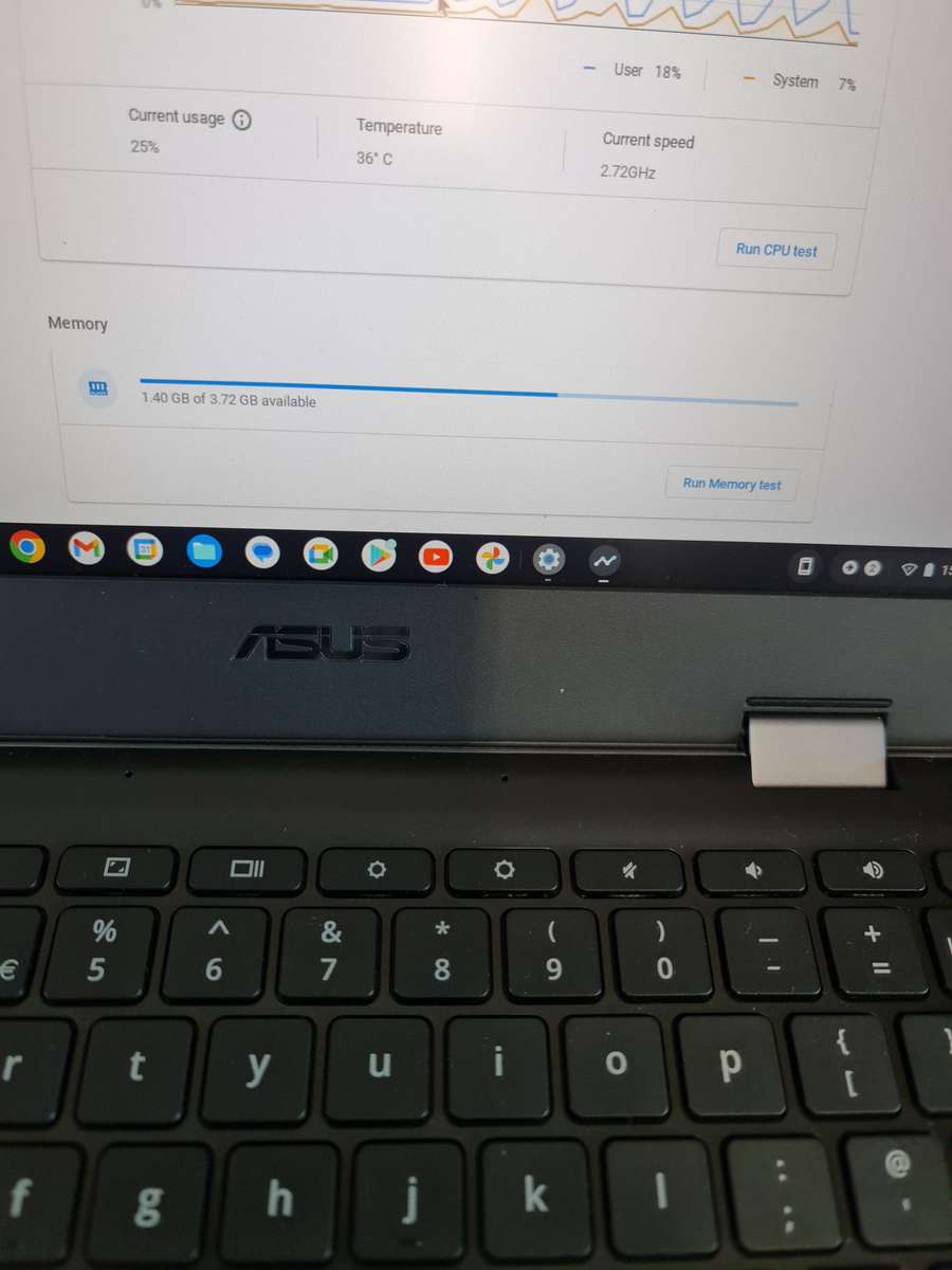 ASUS C214M FLIP CHROME BOOK - CELERON N4020 - 4GB - 32GB STORAGE - 11.6 INCH TOUCH SCREEN