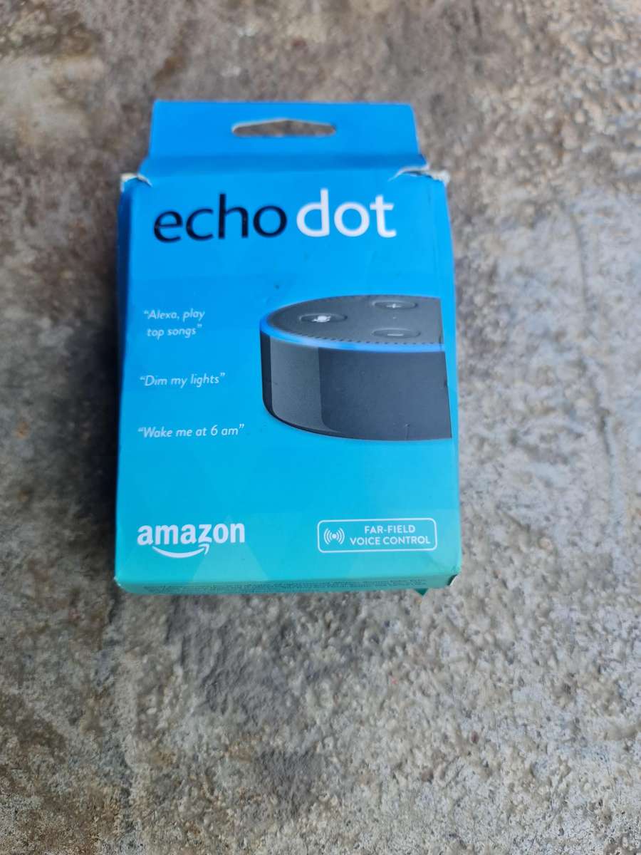 AMAZON ECHODOT - ALEXA PLAY - ETC - WITH CHARGER - WITH BOX - AS PER PICTURES