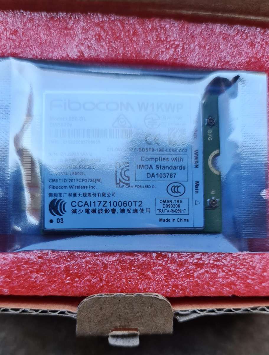 LATE ENTRY - BRAND NEW - Dell DW5820e Fibocom L850-GL LTE/WCDMA 4G WWAN Card Module W1KWP 0W1KWP