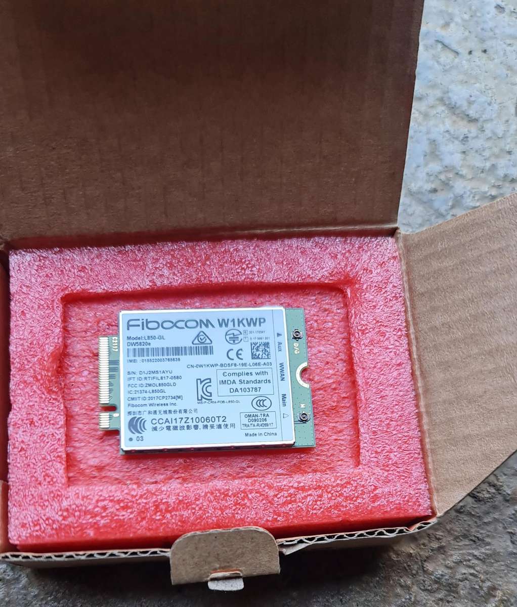 LATE ENTRY - BRAND NEW - Dell DW5820e Fibocom L850-GL LTE/WCDMA 4G WWAN Card Module W1KWP 0W1KWP