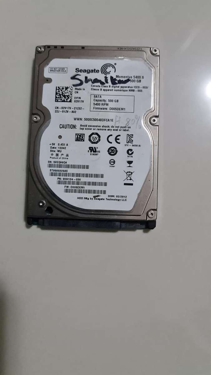SEAGATE - 500GB - HARD DRIVE