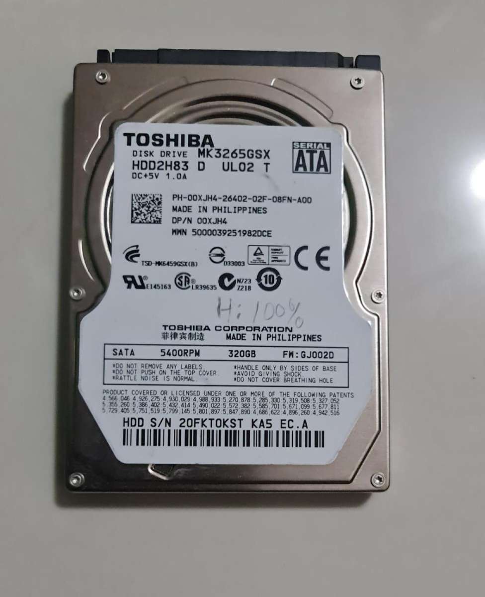 TOSHIBA 320GBGB - HARD DRIVE