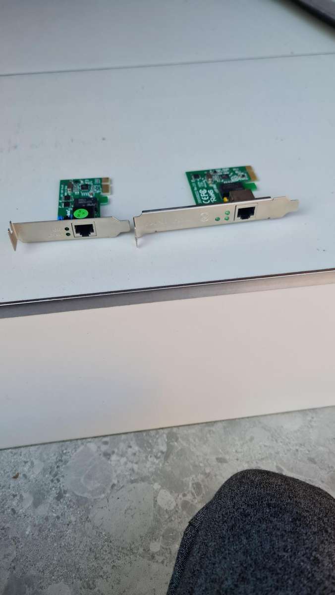 NETWORK LAND CARDS - 2 X NEWORD LAN CARDS - AS PER PICS - BID IS FOR BOTH TOGETHER