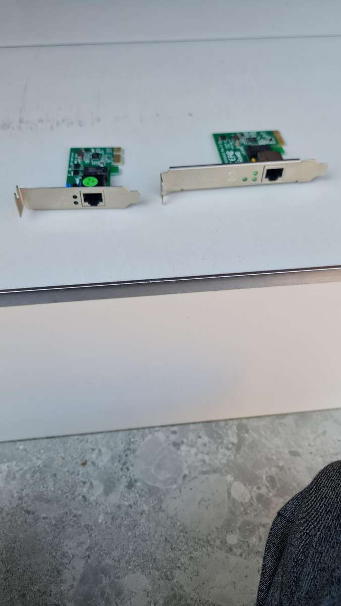 NETWORK LAND CARDS - 2 X NEWORD LAN CARDS - AS PER PICS - BID IS FOR BOTH TOGETHER