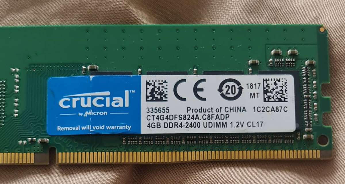 Desktop Memory - 4Gb Ddr4 - 2400Mhz - Full working condition