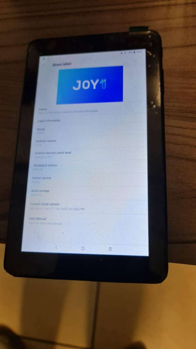 ALCATEL TABLET - 1GB MEMORY - 16GB STORTAGE - 7 INCH - TABLET ONLY - SCREEN CHANGED - FULLY WORKING