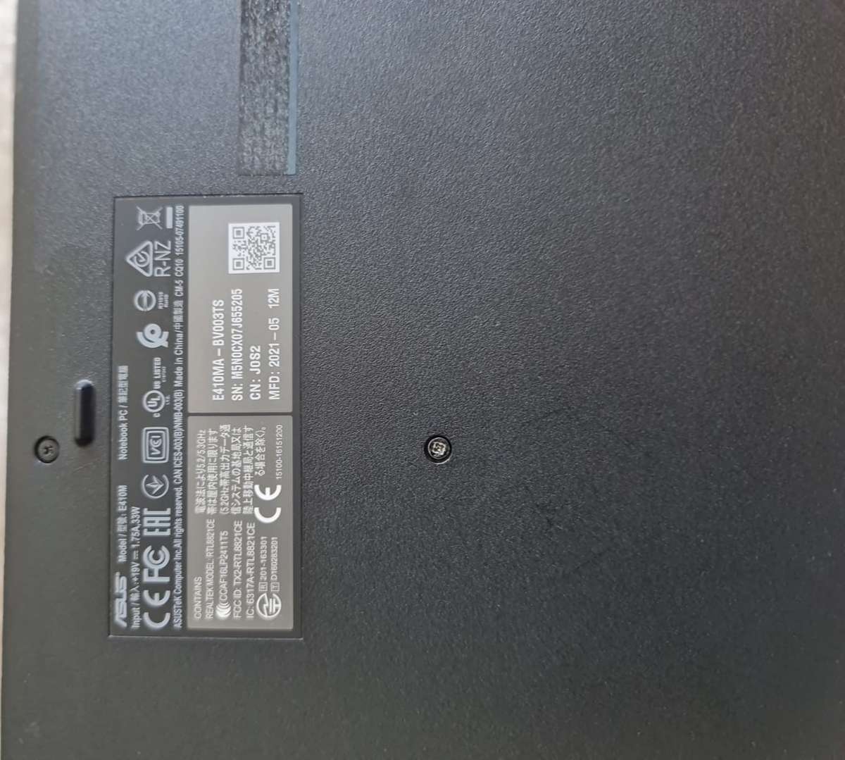 ASUS 410M LAPTOP - CELERON N4020 - 4GB - 256GB - 14 INCH SCREEN - HDMI - CHARGER