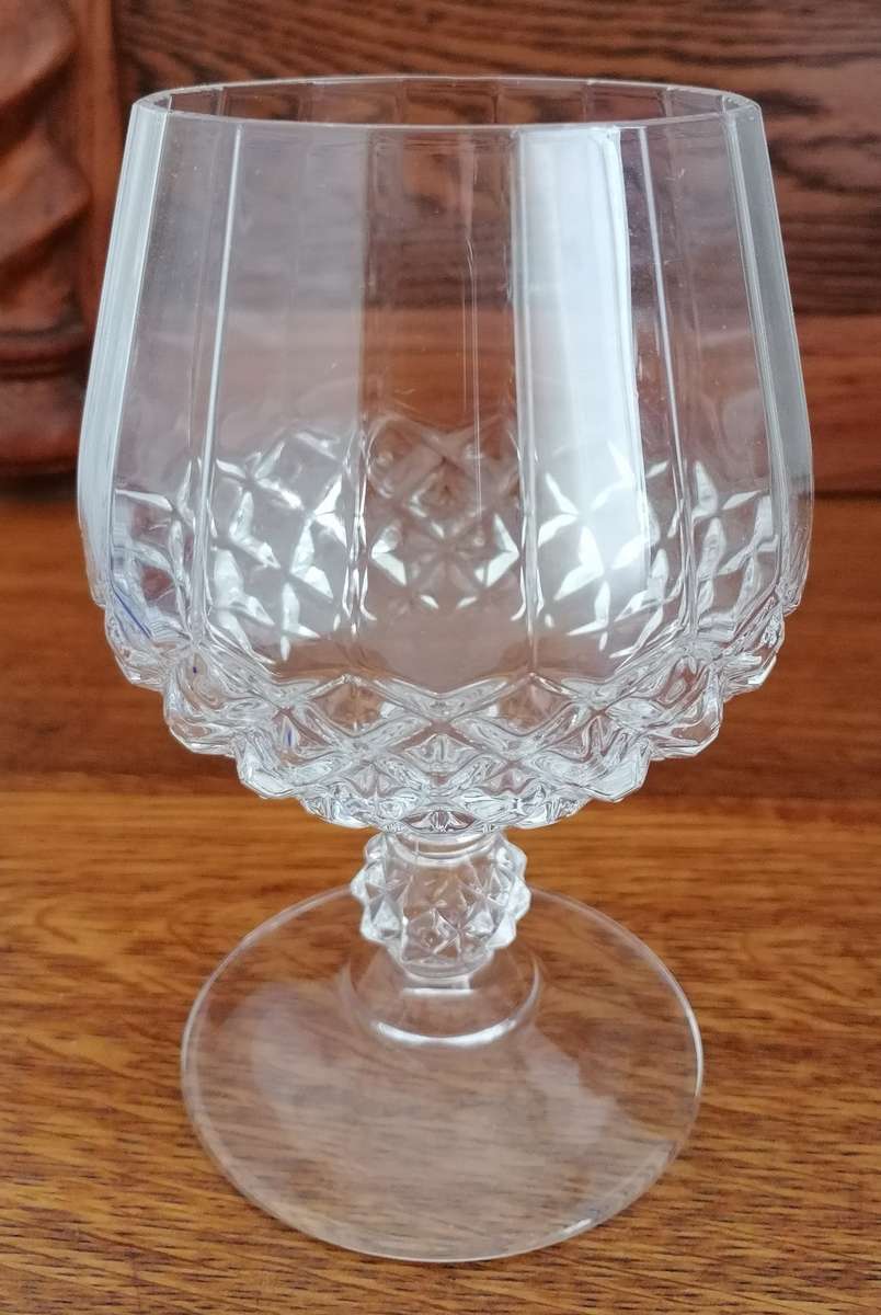 Cristal  Clear Brandy Longchamp Glasses
