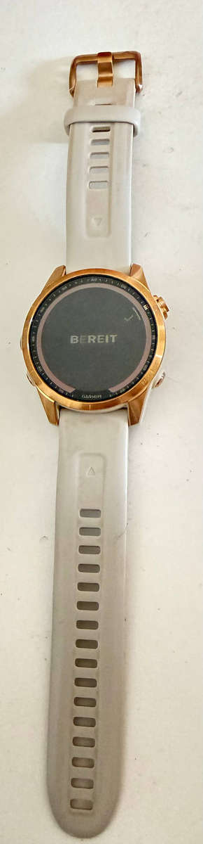 Garmin fenix 7S Solar Rose Gold w/Lt Sand band