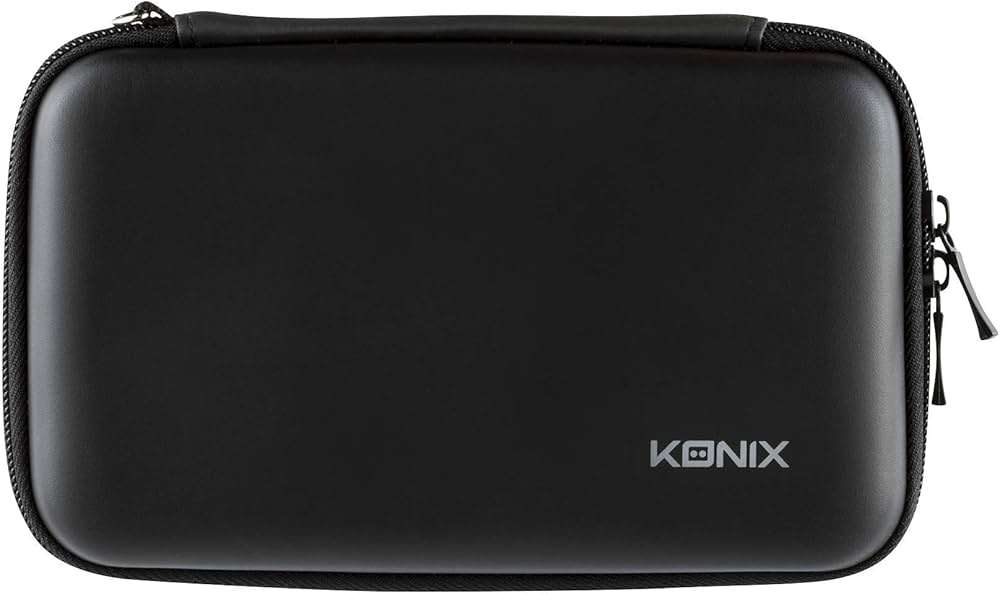 Nintendo Switch, 128GB SD Card, Konix Carry Bag, 4 Games (Links Awakening, BOTW, SMO, Tennis Aces)