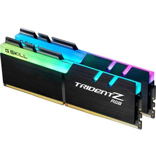 G.Skill F4-3600C16D-32GTZRC Trident Z RGB 32GB (2x16GB) DDR4-3600MHz CL16 1.35V Black Desktop Memory