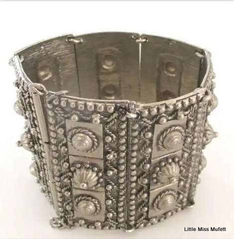 2 WIDE VINTAGE BRACELETs