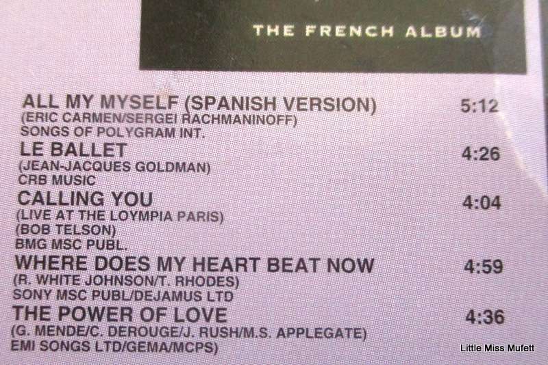 FOR USER  MOVIESMUSIC ONLY.Celine Dion--Unique 5 track Cd--Ultra rare. Excellent condition