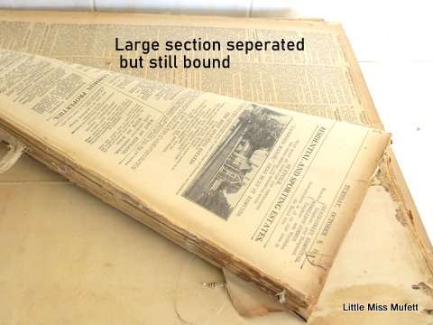 92 X 1928 Times of London newspapers bound collection - 1st Oct to 31st Dec - Cape Town pickup only