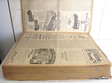 92 X 1928 Times of London newspapers bound collection - 1st Oct to 31st Dec - Cape Town pickup only