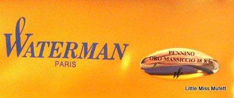 Waterman Fountain Pen with 18ct Gold Nib & Cartridges, Booklets