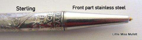 A STERLING SILVER BALLPOINT PEN