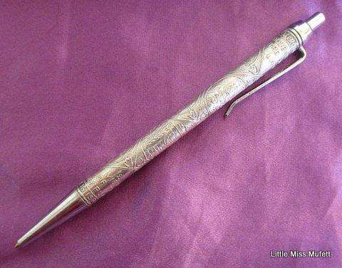 A STERLING SILVER BALLPOINT PEN