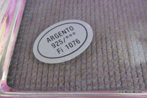 A Sterling ,925 photo frame