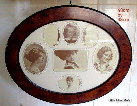 An Oval frame--48cm by 38cm