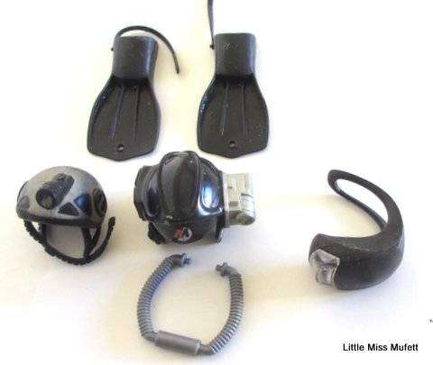 A lot of vintage action men parts probably Hasbro and Ken