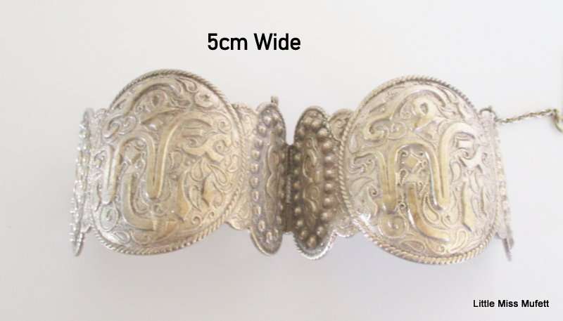 2 WIDE VINTAGE BRACELETs