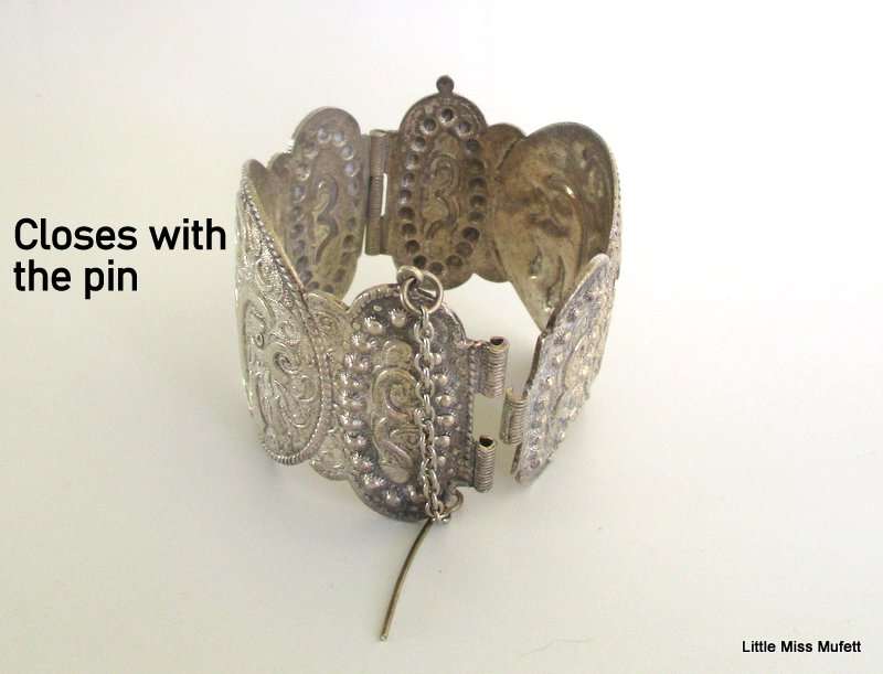 2 WIDE VINTAGE BRACELETs