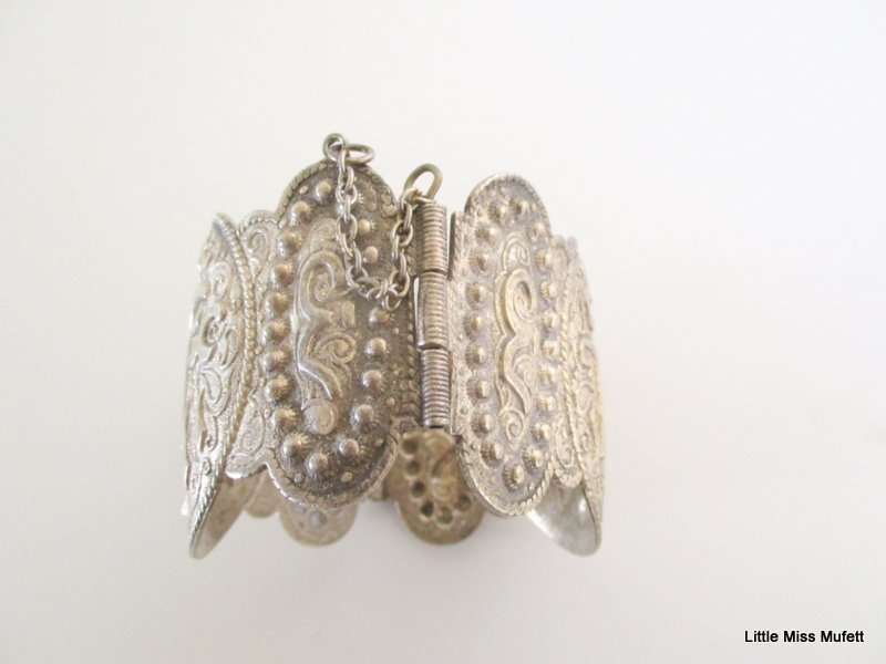 2 WIDE VINTAGE BRACELETs