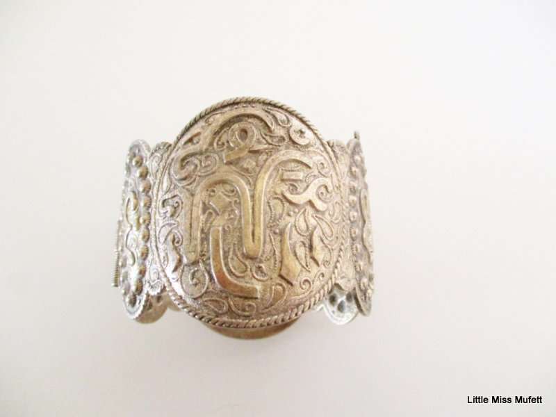 2 WIDE VINTAGE BRACELETs