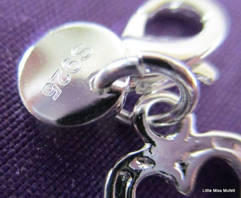 A  ,925 SILVER PLATED HEART BRACELET---New