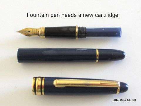 A Set of German pens. A Fountain and ballpoint