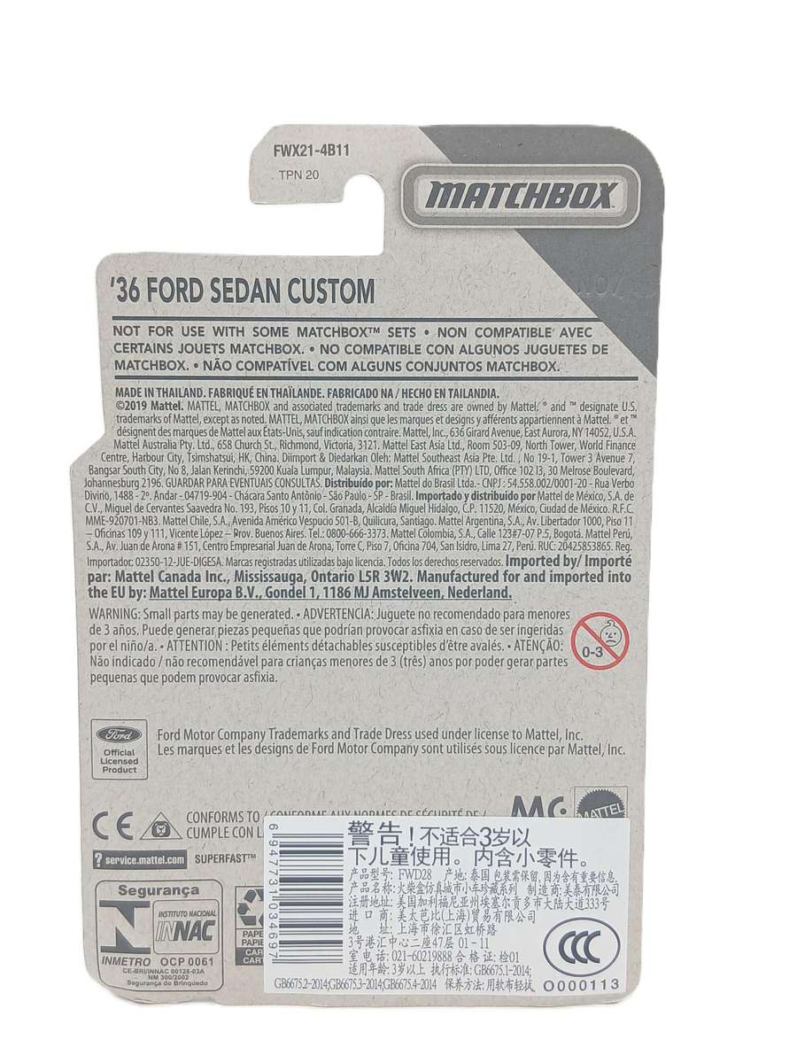 Matchbox 1936 Ford Sedan Custom