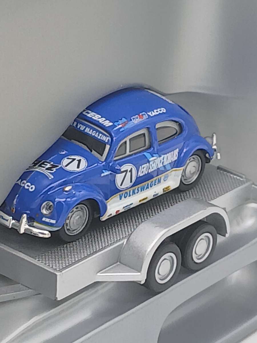 Schuco VW TI Samba Bus & VW Beetle rally set 1:87 HO