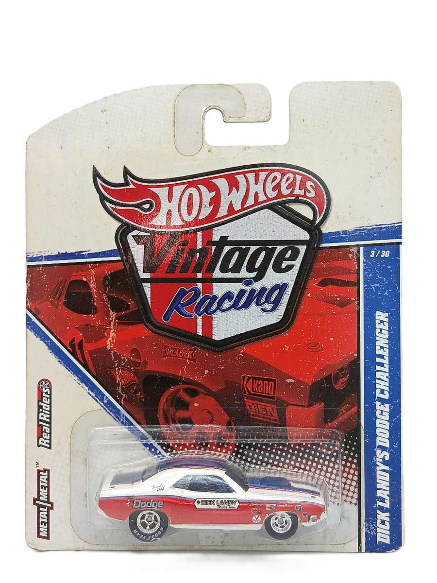 Hot Wheels Dick Landy's Dodge Challenger Vintage Racing Real Riders