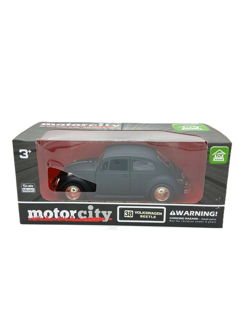 Motorcity Volkswagen VW Beetle Matte Black