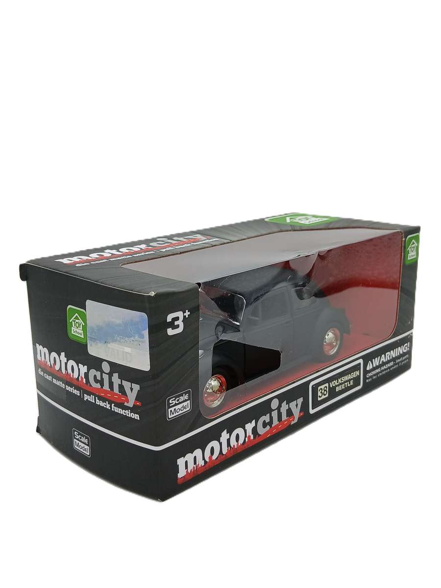 Motorcity Volkswagen VW Beetle Matte Black