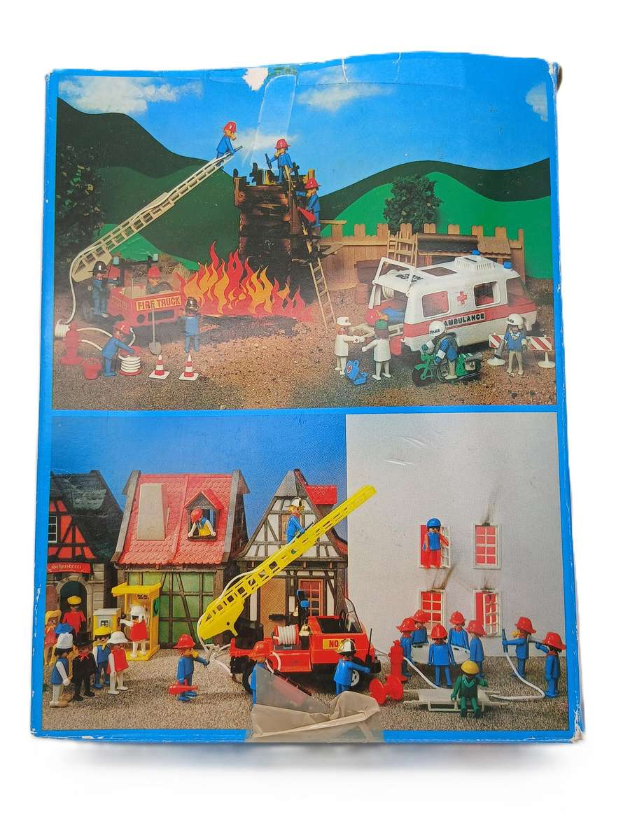 Vintage Playmobil Fireman and Equipment - No.3491 (1980)