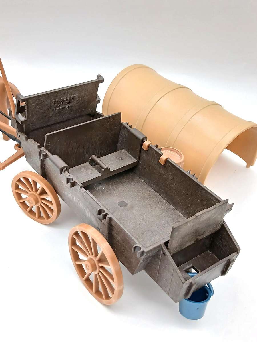 Vintage Playmobil Settlers and Wagon - No.3278 (1980)